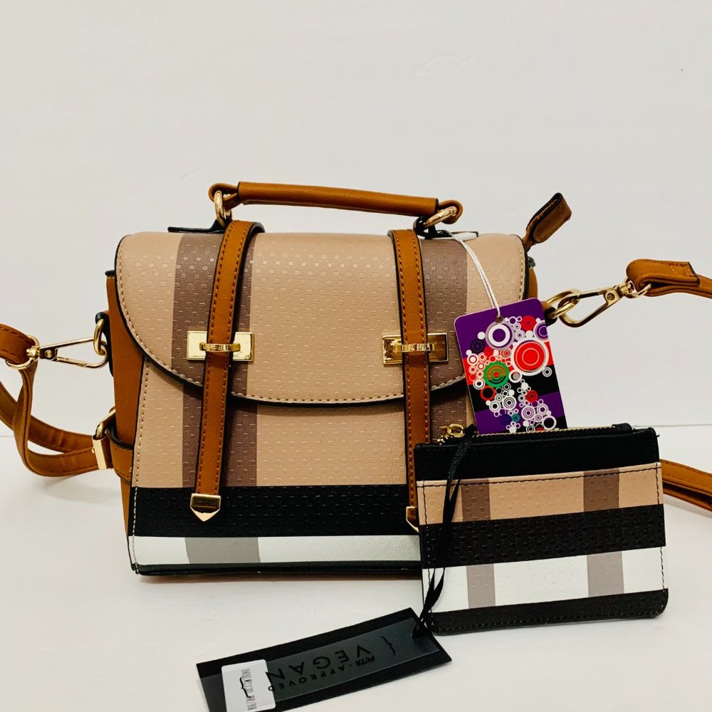 3-WAYS CONVERTIBLE BAG + DELUXITY CARD HOLDER VEGAN GIFT SET